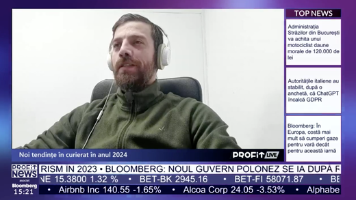 VIDEO PROFIT LIVE Cătălin Anghel, fondator Cautcurier.ro: Ne-am propus ca până la finalul anului să intrăm în 10 noi orașe. Ne pregătim pentru o finanțare serie A care ne va ajuta să scoatem produsul în Europa și SUA
