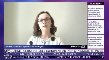 VIDEO PROFIT LIVE Mihaela Onofrei, co-fondator Apollo AI Technologies: Suntem în discuții cu un fond de investiții. Ne dorim să evoluăm într-un ritm mai alert pe plan național și să ne extindem internațional