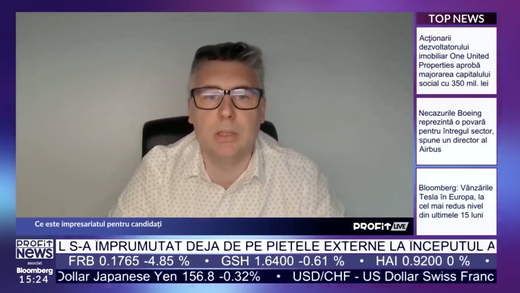 VIDEO PROFIT LIVE Mihai Ciocârlan, Managing Partner Pronext Management: Ne dorim să atragem o finanțare pentru a putea scala și a dezvolta platforma. Piața forței de muncă tinde în favoarea angajatorului
