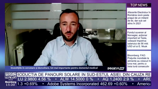 VIDEO PROFIT LIVE -  Paul Corpadean, co-fondator MedicalCOR: Avem cereri foarte multe în București și Constanța, unde ne gândim să deschidem un centru nou în viitorul apropiat. Avem target să reușim să înlocuim dantura în 24 ore
