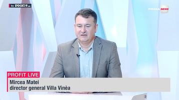 VIDEO Profit.ro TV - Mircea Matei, director general Villa Vinèa: În 2024 avem undeva la 30-40% scădere de recoltă față de media ultimilor 5 ani. Sunt niște trenduri care vin din anii trecuți, dar care, cumva, s-au accelerat