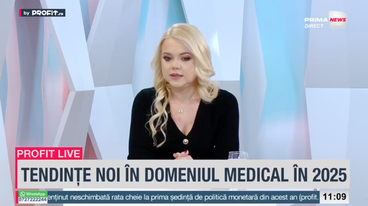 VIDEO Profit.ro TV - Narcisa Calotă, fondatoare CEC Dental Clinic: Românii au un apetit aparte pentru clinicile private. Ar trebui lucrat mult mai mult pe partea de prevenție. Suntem pe punctul de a da drumul noii clinici