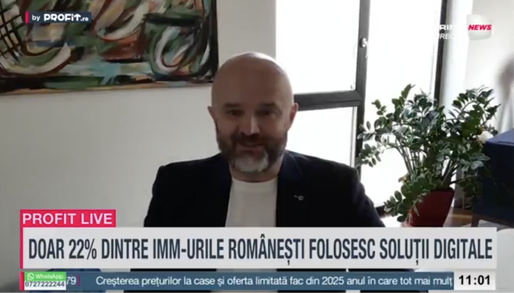 VIDEO Profit.ro TV - Cătălin Chiș, CEO Life is Hard: În partea de jos a mediului economic e doar foarte mult zgomot în zona de AI. Soluțiile care sunt un rău necesar reușesc să fie adoptate un pic mai repede
