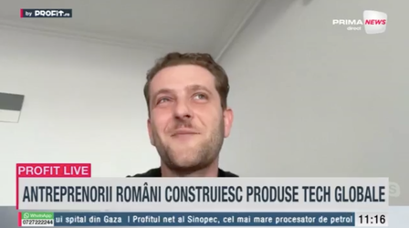 VIDEO Profit.ro TV - Paul Burcă, co-fondator Assista AI: Vrem ca până la sfârșitul anului să atragem o rundă de 1,5 milioane de euro. Marketingul și vânzările sunt un obiectiv pentru noi în a crea acest sentiment de FOMO printre investitori