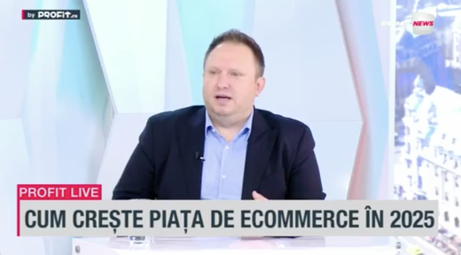 VIDEO Profit.ro TV - Cătălin Bordei, Innobyte: Nu o să mai fie creșterile spectaculoase de două cifre în industria de e-commerce, dar vom avea creșteri. Suntem și foarte sensibili la preț