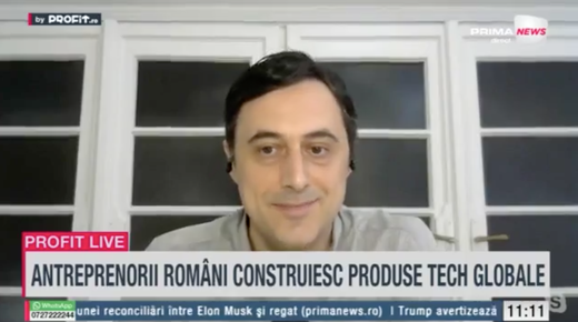 VIDEO Profit.ro TV - Alexandru Meseșan, fondator Ixaria: Până la finalul anului vrem să ajungem la 35-40 de clienți, mare parte internaționali. Ar fi ideal punctul în care avem mai degrabă o relație emoțională decât una rațională