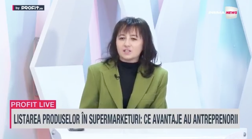 VIDEO Profit.ro TV - Alina Sluser, consultant și expert în listări retail: Dintre farmacii, benzinarii și retailerii, procesul cel mai de durată este intrarea în retail. Este foarte bine calculat spațiul la raft