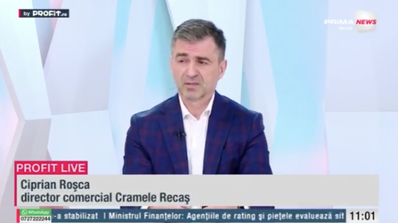 VIDEO Profit.ro TV - Ciprian Roșca, Director comercial la Cramele Recaș, despre SGR: Vom fi singurul jucător care va plăti această notă de plată. Probabil că o să avem și ceva pierderi