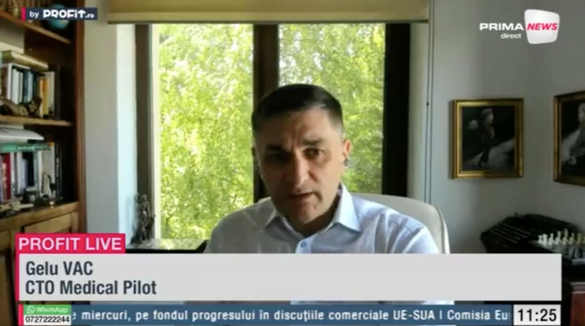 VIDEO Profit.ro TV - Andrei Groza, CEO Medical Pilot: Vom căuta o rundă de finanțare de anul viitor, cel mai probabil / Gelu Vac, CTO: Am gândit de la început scalabilitatea pentru piețe internaționale 