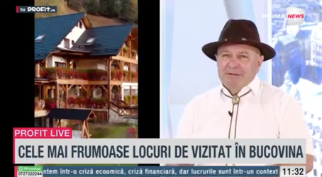 VIDEO Profit.ro TV Ion Baciu, fondator Casa Baciu Bucovina: În România, la ora actuală, se crește foarte bine, dacă muncești. Putem concura cu orice țară din lume în turism cu ce avem în Bucovina