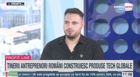 VIDEO Profit.ro TV - Constantin Tică, ViStyle: În 2028 vrem un milion de utilizatori activi. Irina Chițu, ViStyle: Succesul aplicației noastre nu depinde de design, ci de cât de bine știm să atragem și să păstrăm utilizatorii