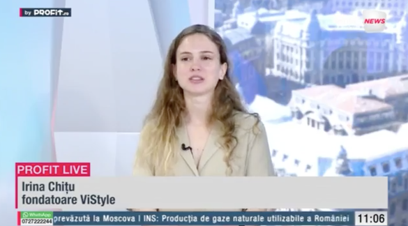 VIDEO Profit.ro TV - Constantin Tică, ViStyle: În 2028 vrem un milion de utilizatori activi. Irina Chițu, ViStyle: Succesul aplicației noastre nu depinde de design, ci de cât de bine știm să atragem și să păstrăm utilizatorii