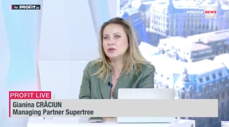 VIDEO Profit.ro TV - Gianina Crăciun, Managing Partner Supertree: Al doilea spațiu îl vom deschide anul viitor. Lucrăm și la un model de franciză / Cristina Bălan, Director Vânzări: Companiile au nevoie de foarte multă flexibilitate
