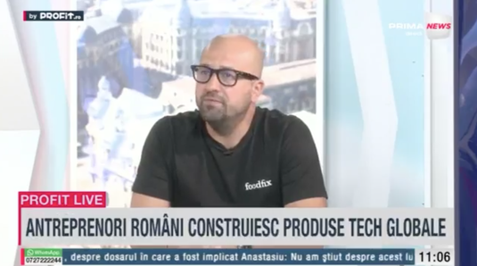 ⁠VIDEO Profit.ro Live TV – Mihai Găvan, CEO FoodFix.Tech: Planul nostru este să devenim top of mind în gătit, cu o investiție de 1,5 milioane euro pentru extindere globală