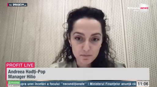 VIDEO Profit.ro Live TV – Andreea Hadți-Pop, Manager Hilio: Oamenii nu mai apelează la servicii de sănătate emoțională doar în faze acute