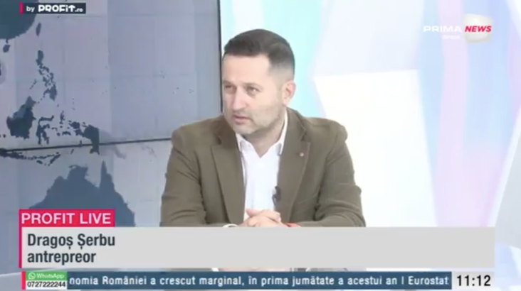 VIDEO Profit.ro Live TV – Dragoș Șerbu, antreprenor: Investiția inițială într-o franciză Logiscool este între 30 și 40 de mii de euro, recuperarea vine în 1-2 ani