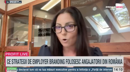 VIDEO Profit.ro Live TV – Anca Teletin, COO Grapefruit: Tendințele merg și se dezvoltă în jurul inteligenței artificiale. Nu mai putem să ne opunem. Reticența vine din necunoaștere
