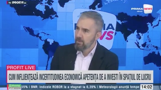 VIDEO Cafeterii care concurează cu cele din lounge-urile de lux sau cu restaurante. Horațiu Didea, Workspace Studio: Toți titanii IT-ului mondial fac mișcări în direcția creșterii calității spațiului. Cei care nu investesc vor dispărea - Profit.ro Live TV 