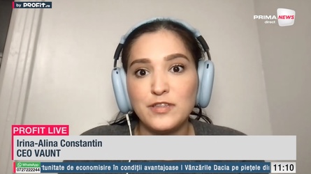 VIDEO Firmă românească se duce la Miami. Irina-Alina Constantin, CEO Vaunt: Avem tranzacții de aproape 860 milioane euro, valoare totală a asset-urilor peste 2 miliarde euro. Ne extindem în New York și Miami - Profit.ro Live TV 