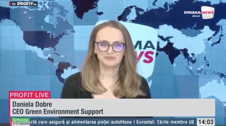 VIDEO Se complică legislația de mediu. Daniela Dobre, Green Environment Support: Antreprenorii nu-și dau seama că au și zona aceasta de raportări pe care sunt obligați să le facă și care atrag după sine sancțiuni usturătoare - Profit.ro Live TV