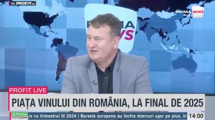 VIDEO O cramă o face tatăl ca să o lase fiului moștenire. Mircea Matei, CEO Fine Wine Lacerta: O cramă este o investiție pe termen lung, vorbim de zeci de ani - Profit.ro Live TV