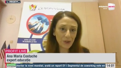 VIDEO MBA în străinătate. Ana Maria Costache, expert educație: Inteligența artificială rămâne pe locul întâi în preferințele tinerilor din România. Taxele au rămas nemodificate. Nu îți trebuie experiență! - Profit.ro Live TV
