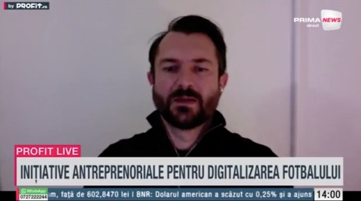 VIDEO Fanii își pot finanța fotbaliștii preferați. Adrian Docea, fondator Nordensa: Vrem să avem peste 100 de cluburi, academii, agenți în platformă. Ne pregătim și pentru un Series A, posibil în SUA - Profit.ro Live TV
