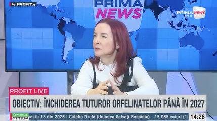 VIDEO Dispar orfelinatele. Nicoleta Marcu, Fundația Hope and Homes for Children: În 1998 erau 100.000 de copii în orfelinate. Astăzi mai sunt sub 400. În următorii doi ani vor dispărea orfelinatele - Profit.ro Live TV