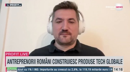 VIDEO Realitate virtuală pentru sănătate mintală. Cosmin Coția, co-fondator Brainsymphony: La mijlocul anului 2026 vrem să deschidem prima rundă de finanțare. Vizăm China pentru extindere - Profit.ro Live TV
