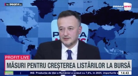 VIDEO Iluzia câștigurilor rapide promovate pe rețelele sociale. Derivate la bursă până la finalul anului. Gabriel-Ioan Avrămescu, Prim-vicepreședinte ASF: Contrapartea Centrală va trebui să și producă, nu doar să cheltuiască - Profit.ro Live TV

