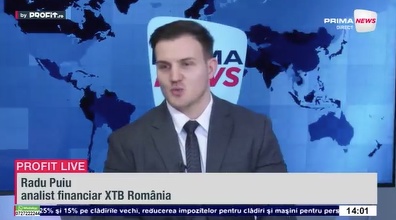 VIDEO Volatilitate pe piețele financiare. Radu Puiu, XTB România: Escaladarea relațiilor dintre Iran și SUA fac să fie un nou focar de incertitudine, sunt slăbiciuni și în sectorul tehnologic, afinitatea pentru metale prețioase persistă - Profit.ro Live T