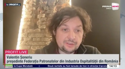 VIDEO Noi reguli lovesc restaurantele și hotelurile. Valentin Șoneriu, președintele FPIOR: Pentru marea majoritate a operatorilor ar fi fatal. Trebuie făcută diferența între cazuri grave și chestiuni birocratice - Profit.ro Live TV
