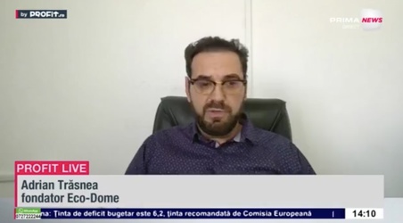 VIDEO "Probabil cele mai ieftine locuințe din lume". Adrian Trăsnea, fondator Eco-Dome: Putem produce astăzi o casă la fiecare 3 ore – Profit.ro Live TV
