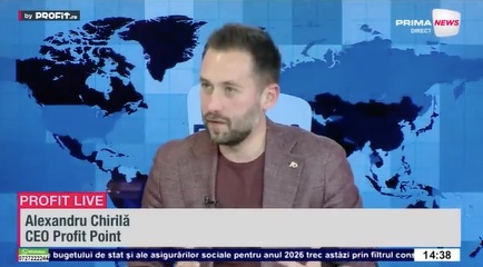 VIDEO Efecte în lanț în economie. Alexandru Chirilă, Profit Point: Guvernul n-a acționat sub nicio formă în așa fel încât să ajute populația. Urmează tăieri din buget din diverse zone – Profit.ro Live TV Pastila Financiară
