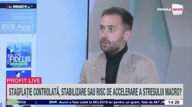 VIDEO România într-o ditamai stagflație cu bursă în creștere. Alexandru Chirilă, CEO Profit Point: Este împotriva tuturor cărților de economie – Profit.ro Live TV Pastila Financiară