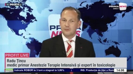 VIDEO Românilor le place să consume medicamente. Radu Țincu, medic primar ATI și expert în toxicologie: Să nu consumi alcool, să nu fumezi, să te plimbi în natură e mai ieftin dacă e să calculăm la preț - Profit.ro Live TV