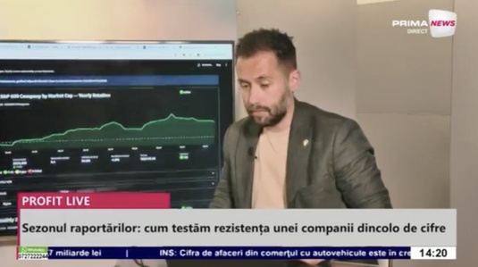VIDEO Piața se îndrăgostește de astfel de companii. Alexandru Chirilă, CEO Profit Point: Două sectoare importante ies în față
- Profit.ro Live TV Pastila Financiară  