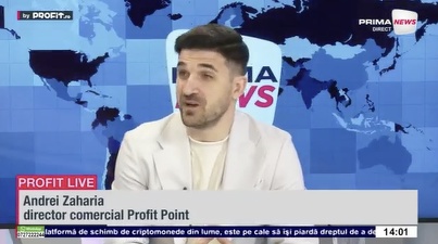 VIDEO Piața locală este extrem de decuplată de ce se întâmplă. Andrei Zaharia, director comercial Profit Point: Activitatea economică se duce în jos, bursa în sus. Aș rămâne prudent privind evoluția viitoare - Profit.ro Live TV Pastila Financiarǎ
 