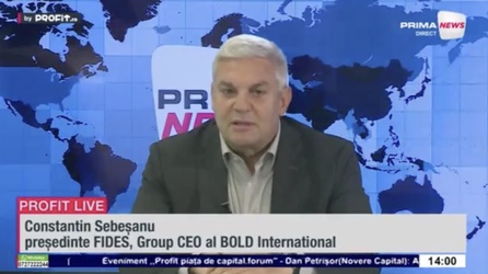 VIDEO Cerere imensă, nu putem construi cât se vrea să se cumpere astăzi. Constantin Sebeșanu, președinte FIDES: Construim în 2 ani și ne avizăm în 5. Fiecare an pierdut în perioada de avizare se revarsă în costuri - Profit.ro Live TV 