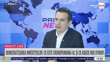 VIDEO Florin Mîndru, CEO SyndiFi: Ne dorim să fim o alternativă de investiții la titlurile de stat / Marius Grigoraș, CTO SyndiFi: Pentru versiunea 3.0 a platformei gândim mai multe funcționalități - Profit.ro Live TV 