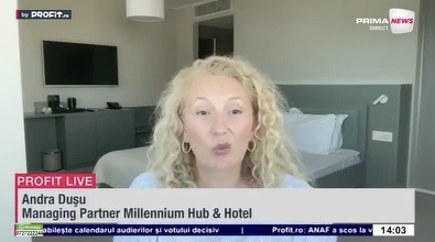 VIDEO Nou hotel în Constanța, într-un monument istoric. Andra Dușu, Managing Partner Millennium Hub & Hotel: Lucrăm cu o echipă de arhitecți din Austria - Profit.ro Live TV 