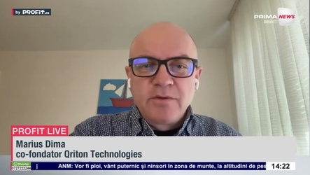 VIDEO Mare gap de business. Marius Dima, cofondator Qriton Technologies: Din august vom avea mai multe cerințe și controale în zona integrărilor unde se folosește AI-ul. Acolo este un mare potențial de business - Profit.ro Live TV 