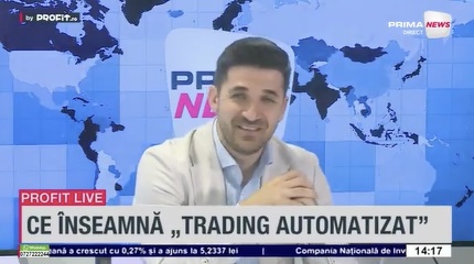 VIDEO Cele mai periculoase emoții pentru un trader. Andrei Zaharia, director comercial Profit Point: 90% dintre traderi fac greșeli pe grafic deoarece au stări emoționale pe care nu le pot controla - Profit.ro Live TV Pastila Financiară