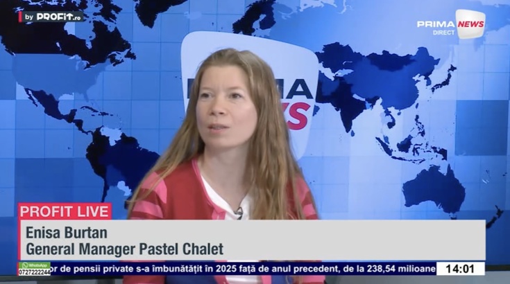 VIDEO Pariu pe leisure. Enisa Burtan, General Manager Pastel Chalet: Este foarte bogată paleta. 70% din business vine din aceastǎ direcție - Profit.ro Live TV