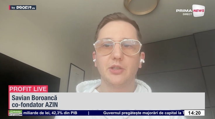VIDEO Decalajul față de SUA se întinde pe măcar 3 generații. Versus Asia, suntem o generație nouă. Savian Boroancă, co-fondator Azin: Dacă reușește să își păstreze fondatorii și startup-urile, UE poate avea peste 100 unicorni în 3 ani - Profit.ro Live TV