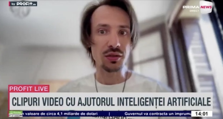 VIDEO Startup care dezvoltă instrumente de creare și editare video cu AI. Cristian Carp, fondator Shorts AI: Suntem în discuții cu mai multe fonduri de investiții. Pânǎ la finalul anului am putea ajunge organic la 500.000 de utilizatori - Profit.ro Live T