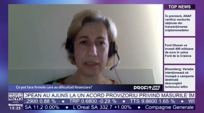 VIDEO PROFIT LIVE Mirona Dolocan, Președinte Comisia de recuperare credite neperformante ARB:  Companiile aflate în dificultate pot să apeleze la Directiva europeană de restructurare. Ne lipsește o cultură a restructurării