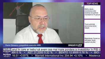 VIDEO PROFIT LIVE Florin Dănescu, ARB: Profitabilitatea este mitul cel mai dăunător despre bănci, se transformă în inițiative legislative anti-piață, anti-economie, anti-bănci. Nu știu dacă e un concurs socialist să fim pe alt loc în Europa 