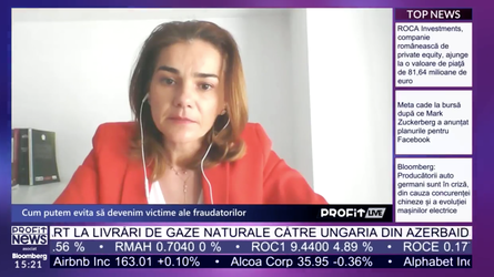 VIDEO PROFIT LIVE Ramona Rusu, Președinte Comisia Antifraudă ARB: Nu putem crede ca fiind real orice anunț găsit pe site-ul de socializare, care ne promite că vom câștiga sume mari de bani. Prevenția e cea mai importantă