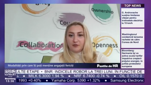 VIDEO Pastila de HR - Elena Gheorghe, Country Manager PayU: Este aproape imposibil să funcționezi în această industrie dacă nu ești conectat, curios și deschis la tot ce vine nou